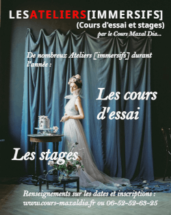 Les Ateliers [immersifs] - cours Maxal Dia